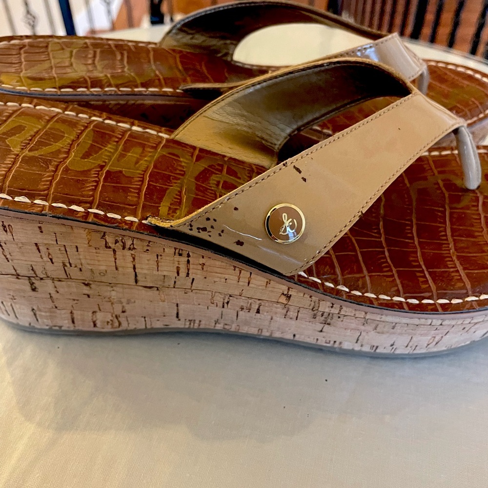 Sam Edelman 9 1/2 nude wedge